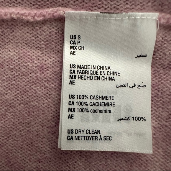 Charter Club Luxury 100% Cashmere Pink Sweater, Small - Picture 6 of 6